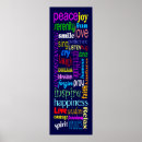 Buscar amor y felicidad de la paz posters Motivación