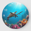 Buscar arrecife coral de relojes de pared Vida marina