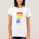 Buscar pecado camisetas Gay