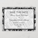 Buscar piano invitaciones Blanco y negro