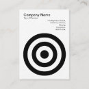 Buscar círculos concéntricos tarjetas de visita Abstracto