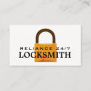 Buscar locksmith tarjetas de visita Cerrajero