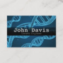Buscar genética tarjetas de visita Dna