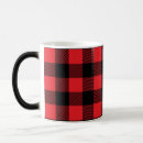 Buscar rojo con negro tazas Adorable