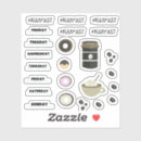 Buscar coffee pegatinas Granos de café