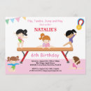 Buscar gimnasio invitaciones Fiesta de gimnasia