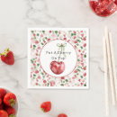 Buscar manzana verde servilletas Rojo