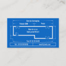 Buscar blueprint tarjetas de visita Arquitecto