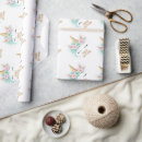 Buscar unicornio papel de regalo Pastel