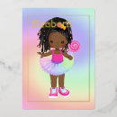 Buscar pink tutu invitaciones Oro