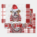 Buscar bulldog papel de regalo Perros
