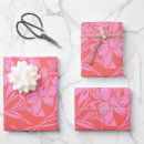 Buscar diseño botánico papel de regalo Flores