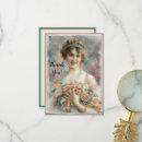 Buscar mujer joven tarjetas Vintage
