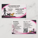 Buscar paseo del perro tarjetas de visita Para ella