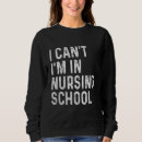 Buscar escuela de enfermería sudaderas Divertido