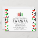 Buscar kwanzaa invitaciones Afroamericano