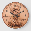 Buscar lincoln relojes de pared Moneda