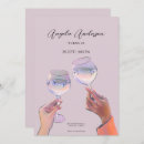 Buscar vidrio del champán invitaciones Cóctel