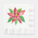 Buscar poinsettia servilletas Navidades