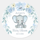 Buscar blue elephant baby shower pegatinas Acuarela