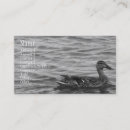 Buscar pato tarjetas de visita Lago