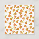 Buscar pizzas tarjetas de visita Rebanada de pizza