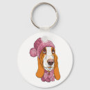 Buscar basset hound llaveros Puño