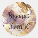 Buscar vestido púrpura pegatinas Quinceañera