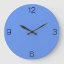 Buscar flores azules relojes de pared Moderno