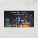 Buscar skyline tarjetas de visita Ciudad