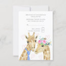 Buscar jirafa tarjetas rsvp Adorable