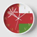 Buscar mujer relojes de pared Rojo