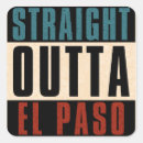 Buscar paso cuadradas pegatinas Texas