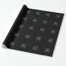 Buscar enmarcado papel de regalo Monogramado