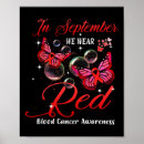 Buscar rojo sangre posters Cáncer