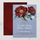 Buscar cranberry invitaciones Rojo