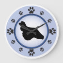 Buscar cocker spaniel relojes de pared Perro