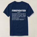 Buscar bombero camisetas Servicios de emergencia