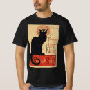 Buscar le chat noir camisetas Retro
