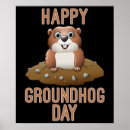 Buscar día de la marmota posters Feliz