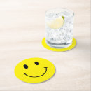 Buscar cara feliz posavasos Brillante