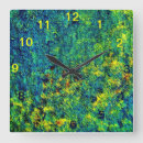 Buscar flores azules relojes de pared Para ellos