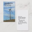 Buscar turbin tarjetas de visita Energía