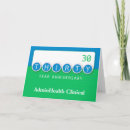 Buscar 30 años tarjetas de aniversario Empleado