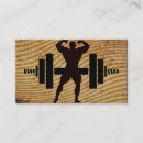 Buscar bodybuilder tarjetas de visita Gimnasio
