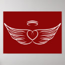 Buscar corazón con alas posters General y unisex
