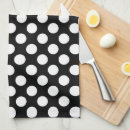 Buscar lunar blanco y negro paños de cocina Puntos