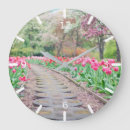 Buscar flores hermosas relojes de pared Jardín