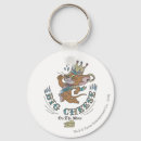 Buscar ratón en queso llaveros Gato de tom