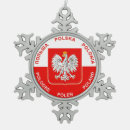 Buscar polonia adornos Rojo